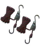 Kayak Tie Down Straps Canoe Bow and Stern Heavy Duty Cargo Ratchet Pulley Rope Hanger (Black Sleeve Elite 12 Feet 2pack) Black Vinyl Coated 12 ft - Buy Online on SooperMarket.com