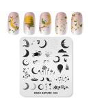 Alexnailart Stainless Steel Nail Stamping Template - Manicure Nail Art DIY Decoration NA042 - Buy Online on SooperMarket.com