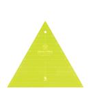 MISSOURI STAR QUILT Quilting Template Triangle | 8 Inch Acrylic 60 Degree Triangle Ruler for Charm Packs, Layer Cakes, Fabric Strips | Triangle Quilt Template for Cutting & Sewing, Green, (NOT5429) - Buy Online on SooperMarket.com