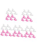 Mikinona 60 pcs UV White Tool Building Nail DIY A Home Tools Gel and Fixing Forms Finger Curve Clamps Clamp Quick Poly Fiberglass Clips Tips Extension Fake Salon Pinching Manicure 1 count (Pack of 1) White Pinkx5pcs - Buy Online on SooperMarket.com