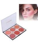 6 Colors Rouge Palette - Long-lasting Waterproof Blush for All Occasions | Multi-functional Face Make-Up | No Irritation Blush 1 Piece - Buy Online on SooperMarket.com