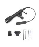 M600C Scout Light, 800 Lumens Tactical Flashlight, with Replaceable Mounting Rotating Base, Suitable for 20mm Picatinny & Mlok / Keymod Rail, Include with Remote pressure & Push Button Switch (M600C) - Buy Online on SooperMarket.com