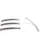 Mytoptrendz 4 PCS 7cm Small Slim Barrettes Hair Pins Dome Metal Hair Slides Hair Accessories for Women and Girls Thin Hair Classic Retro Style (7cm Silver) - Buy Online on SooperMarket.com