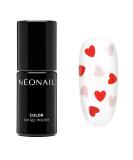 Neonail uv nail polishes never -ending love 7.2 ml - clear with pink -red heart - neonail colors - uv lacquer - gel nail design - shellack never -ending love 7.2 ml (1 Pack) - Buy Online on SooperMarket.com