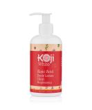 Koji White Kojic Acid Skin Brightening Body Lotion - Daily Moisturizer & Glowing Skin  Dark Spots  Uneven Skin Tone  Vegan  Not Tested on Animals  8.45 Fl Oz Bottle - Buy Online on SooperMarket.com