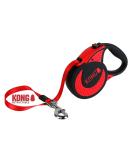 Kong Roll-Out Dog Leash 5m | XL for Large Dogs Up to 70kg | High-Quality Roller Leash with Break & Lock System | Soft Handle & Reflective Belt in Red - Buy Online on SooperMarket.com