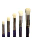 Dome Stencil Brush Set - Scumble, Swirl, Stipple, Dry Brush | Prevent Bleeding | DIY Crafting & Painting Tools - Select Size (Set of 5) - Buy Online on SooperMarket.com