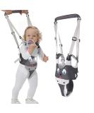 IULONEE Baby Walking Harness Breathable Mesh Handheld Toddler Helper Assistant Child Walker Help Standing Up and Walking Belt Learning Helper Infant Safety Harness for 7-24 Month Baby (Mesh Grey) - Buy Online on SooperMarket.com