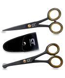 CT 4.5 Small Hair Scissors Set - Precision Beard Trimming for Men & Kids - Round Tip Facial Grooming Scissors - Buy Online on SooperMarket.com