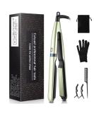 Culwad 25mm Iron Hair Smoothing Tool - Ceramic Plates Digital Display Dual Voltage Auto Shut-off - Green - Buy Online on SooperMarket.com