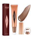 Dark Brown Liquid Contour Beauty Wand | Waterproof Matte Makeup Stick | Natural Matte Finish - 0.5oz - Buy Online on SooperMarket.com