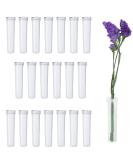 JFFX 20 Pcs Floral Water Tubes - Clear Plastic Flower Vials for Arrangement Decoration - Buy Online on SooperMarket.com