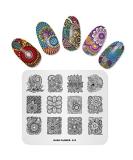 Multi-Pattern Flower Style Nail Art Stamper Tool - FL012 - Buy Online on SooperMarket.com
