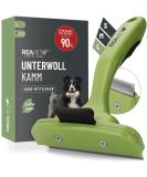 Reavet Unterwollkamm for Dogs & Cats - Large Short Hair Grooming Tool with Self-Cleaning Button | Effortlessly Remove Underwool & Maintain Top Coat - Buy Online on SooperMarket.com