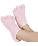 Moisturizing Gel Heel Socks - Heal Dry Cracked Feet | Lavender & Jojoba Infusion | Perfect Gift (1 Pair Pink - Buy Online on SooperMarket.com