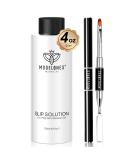 Modelones polygel Slip Solution Kit 120ml with dual-ended nail brush poly gel slip solution for acrylic nails liquid set nail extension nail art at home - Buy Online on SooperMarket.com