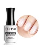 RARJSM Rubber Base Milky White Builder Gel - 15ml | Natural White Nail Strengthener for DIY Home Salon | Soak Off Curing | Builder Gel Soft White Rubber Base Coat - Buy Online on SooperMarket.com