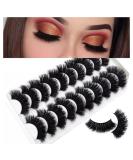 Diffusion NEW 8D Mink False Eyelashes Wispy Cross Long Thick Soft Fake Eye Volume Lashes (3 Pairs) - Buy Online on SooperMarket.com