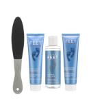 Bare Feet by Margaret Dabbs - Ultimate Indulgence for Happy Feet Gift Set - Soothing Foot Soak Foot File Exfoliating Foot Scrub & Conditioning Foot Cream - Buy Online on SooperMarket.com