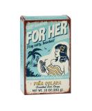 For Her Pina Colada Cocktail Soap Bar | Luxury Dye-Free | Chemical-Free | 10oz | Made in the USA | All Skin Types - Buy Online on SooperMarket.com