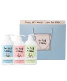 Kids Shower Gift Set | Plant-Based Shampoo Conditioner & Body Wash for Dry Sensitive Skin | Goat Milk | Allergen-Free & Cruelty-Free - Buy Online on SooperMarket.com