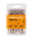 Fiskars Safety Pins Safety Pins Assorted 3-Size for Sewing Accessories and Supplies 75 Count - Buy Online on SooperMarket.com