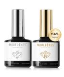 Modelones 15ml Gel Nail Polish Top Coat Set, No Wipe Base and Top Coat, Nail Starter Kit Gloss Shiny Clear Base Top Coat Gel Long Lasting for 28 Days 2Pcs 15ml Base and Top Coat - Buy Online on SooperMarket.com