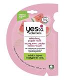 Yes To Watermelon Refreshing Paper Mask - Hydration Packed with Antioxidants - Vegan & Cruelty-Free - 1-Pack 0.6 Fl Oz - Buy Online on SooperMarket.com