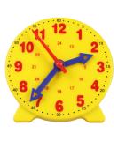 Camelize learning watch learning game clock time teaching and demonstration watch model learning resources for children in early education 4 inches 12/24 hours from 4 years of yellow - Buy Online on SooperMarket.com