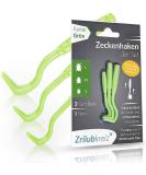 Zrilubkrelz tick tongs tick remover set of 3 tick levers premium tick protection for e.g. dog cat horse etc. Alternative to tick card tick medium tick tweezers - Buy Online on SooperMarket.com