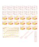 27 x 5ml Transparent Jars with Lids - Ideal for Lip Balm Creams & More | Empty Storage Containers for eCommerce - Buy Online on SooperMarket.com