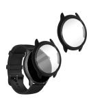 kwmobile Huami Amazfit GTR 2 / 2e Cover (Set of 2) - Tempered Glass & Plastic Frame, Black - Buy Online on SooperMarket.com