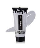 Go Ho Light Grey Body Paint - Washable Water-Based Cream for SFX, Cosplay, Halloween - 2.37 oz (70 ml) - Buy Online on SooperMarket.com