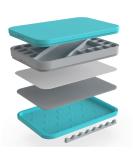 WetNDri Stay Wet Palette Kit for Acrylic Miniature Painting - 50pc Pallet Paper, 2 Sponge, Warhammer 40K Model Paint Brush Holder - Paint Mixing Storage Container with Lid - Buy Online on SooperMarket.com