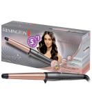 Remington curling iron cone 19-28mm Keratin Protect (high-quality ceramic coating with & almond oil) digital display up to 210 C natural curls spiral socks & beach waves CI83V6 - Buy Online on SooperMarket.com
