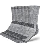 Buttons & Pleats Wool Socks for Men & Women 80% Merino Thermal Warm Cozy Winter Boot Sock Medium-Large A3-charcoal (3 Pairs) - Buy Online on SooperMarket.com