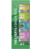 Kusmi Tea - Gift Set Les Verts - Gr ner Jasmin Green Ginger Licops Label Imp rial Green Rose Green Mint - Teeds made of metal 5x25g Organic Green Tea Assortment - 5 Metal Tins of 25g - Buy Online on SooperMarket.com