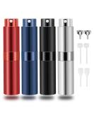 Saiveina 8ml Travel Perfume Atomizer Bottles Refillable, Mini Fragrance Bottles for Perfume, Empty Cologne Sprayer Pocket Perfume Dispenser(4 Pack) - Buy Online on SooperMarket.com