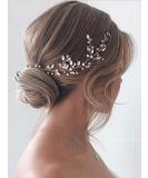 JAKAWIN Bride Wedding Crystal Hair Vine Silver Rhinestone Hair Piece Bridal Hair Accessories for Women and Girls HV113 (Silver) - Buy Online on SooperMarket.com