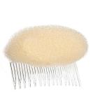 HugeStore 2 Pcs Sponge Hair Volume Bump Up Clip Beige | Hair Maker Tool - Buy Online on SooperMarket.com