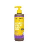Alaffia Wild Lavender African Black Soap - 16 Fl Oz - All-in-One Body Wash, Face Wash, Shampoo & Shaving Soap with Fair Trade Shea Butter - Authentic Skin Care - Buy Online on SooperMarket.com