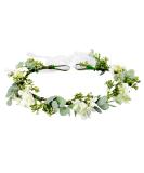 Green Leaf Crown for Bridal Hair Accessories - Bohemian Floral Headband for Wedding, Birthday, Party - Buy Online on SooperMarket.com