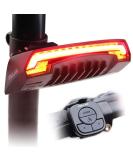MEILAN X5 Smart Bike Tail Light with Turn Signals and Automatic Brake Light Wireless Remote Control Bike Rear Light Back USB Rechargeable Safety Warning Cycling Light Fits on Any Road Bicycle 1 Pack - Buy Online on SooperMarket.com