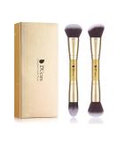 DUcare Makeup Brushes Duo End Foundation Powder Buffer and Contour Synthetic Cosmetic Tools 2Pcs D01 - Buy Online on SooperMarket.com