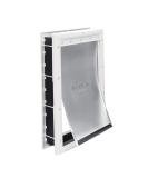 PetSafe Plastic Pet Door for Dogs and Cats, Paintable Frame, Durable, Flexible Tinted Flap, Available in Small, Medium, Large, X-Large, Pets Up to 220 lb, Easy DIY Install, Security Cover Included - Buy Online on SooperMarket.com