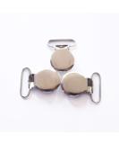 Sutoyuen 1 Pacifier Suspender Clips with Plastic Teeth Insert - Set of 10 Silver Pacifier Holders for Crafts and Baby Accessories - Buy Online on SooperMarket.com