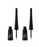 e.l.f. Expert Liquid Liner 2-Pack - High-Pigmented Vegan Eyeliner for Precise Definition - Long-Lasting Formula in Jet Black (Pack of 2) - Buy Online on SooperMarket.com