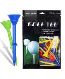 CHAMPKEY 3-1/4" Premium Golf Tees|Excellent Durability and Stability Tees | Choose Between 30 Pack and 50 Pack Mixed Color 50 - Buy Online on SooperMarket.com