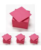 Le Nappage Pink Paper Napkins - FSC Certified Biodegradable & Recyclable - 50 Pack (24x24 cm) - Eco-Friendly Table Decor - Buy Online on SooperMarket.com