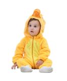 COOKY.D Baby Hooded Rompers Infant Winter Flannel Jumpsuit Pajamas 2-36 Months 12-18 Months Duck - Buy Online on SooperMarket.com